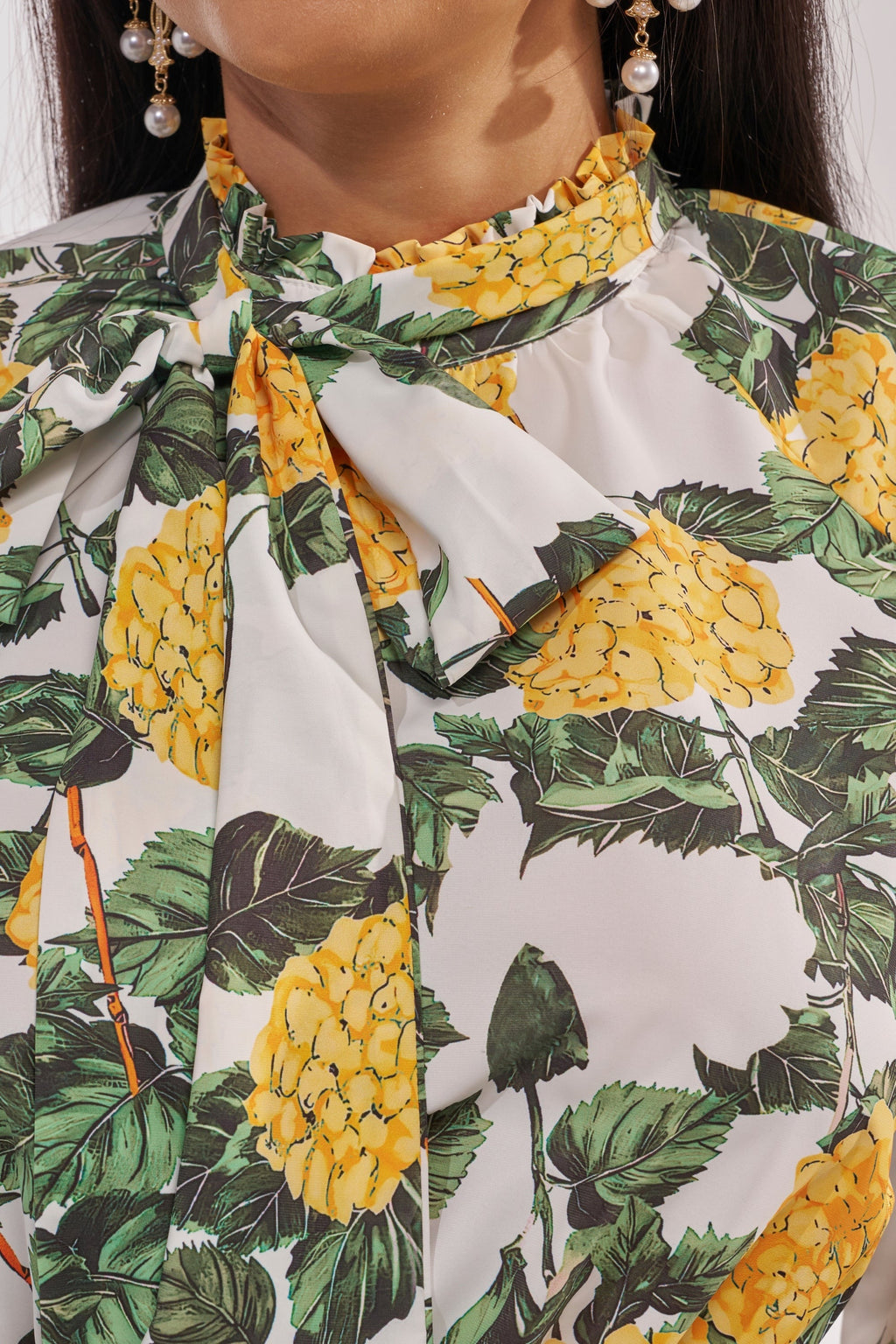 JULIE FLORAL PEPLUM BLOUSE