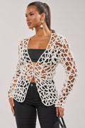 LIKE YOU'VE NEVER SEEN CROCHET BLOUSE