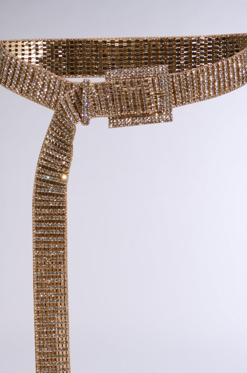 LIKE HONEY GOLD RHINESTONE BELT