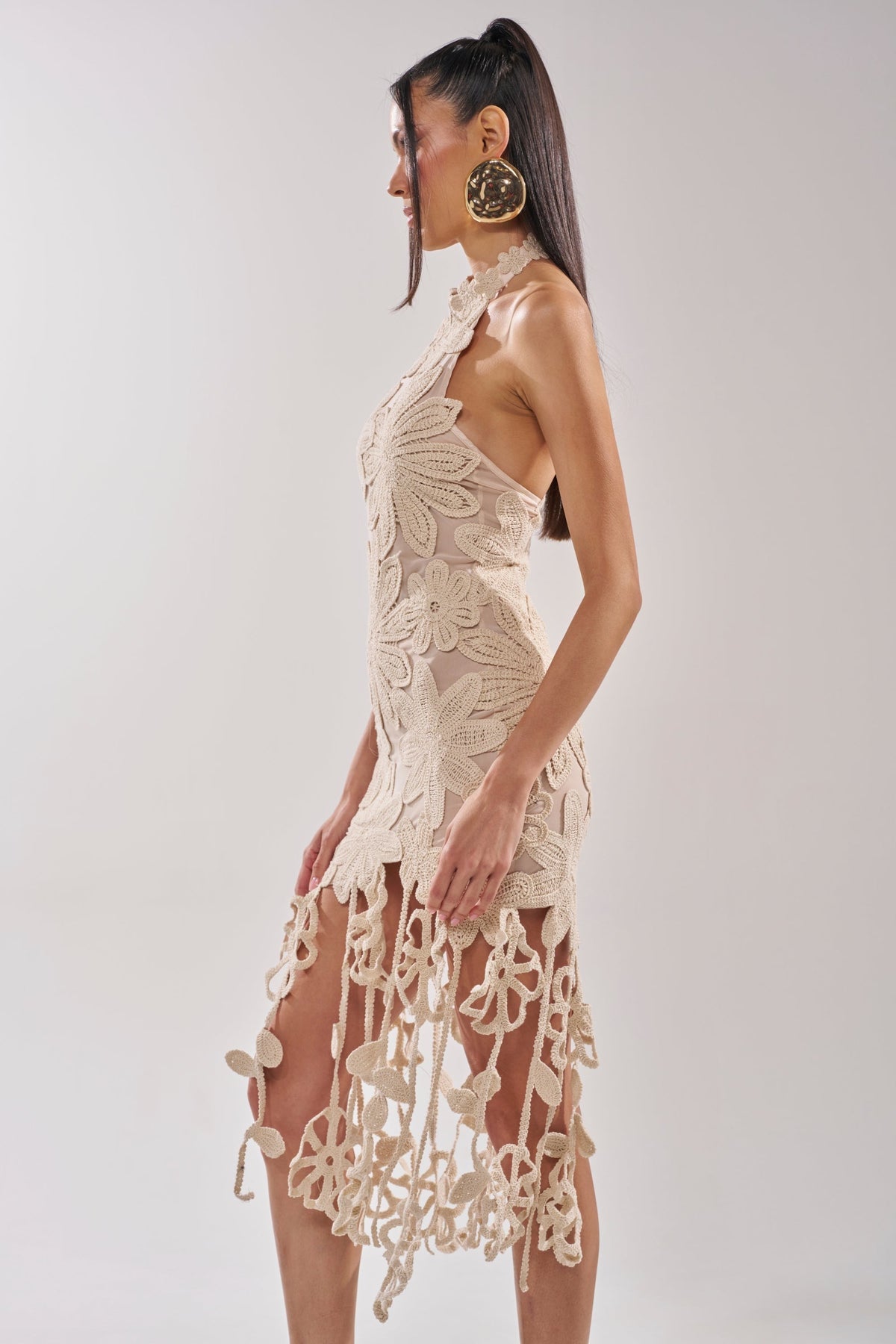 CELINE FLORAL MIDI DRESS