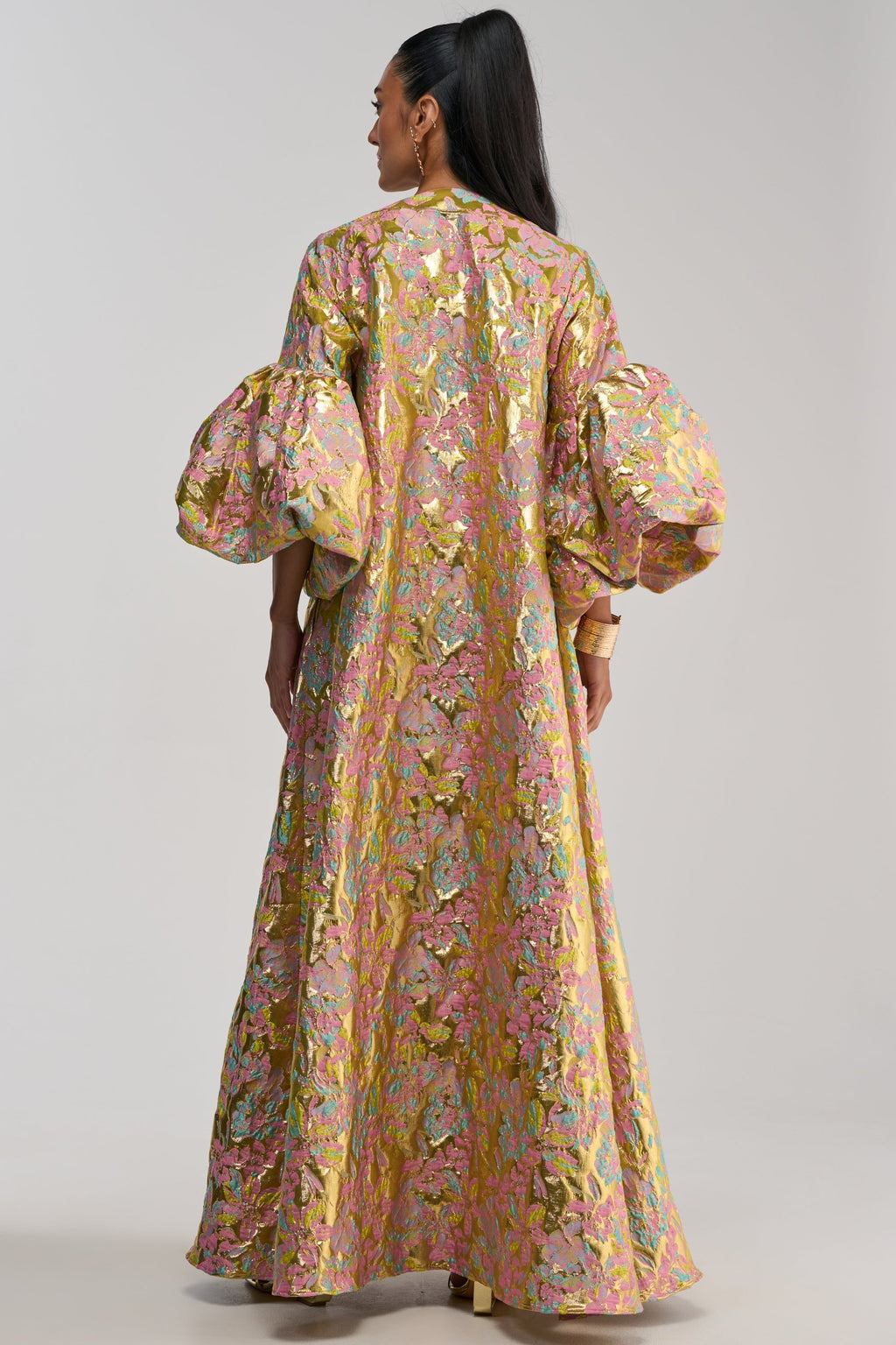 LEMON DROP BROCADE DUSTER