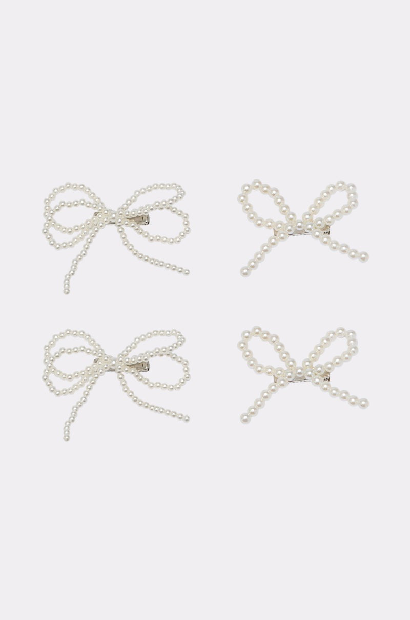POLLY PEARL HAIR CLIP SET