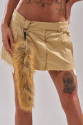THAT GURL FAUX FUR KEYCHAIN