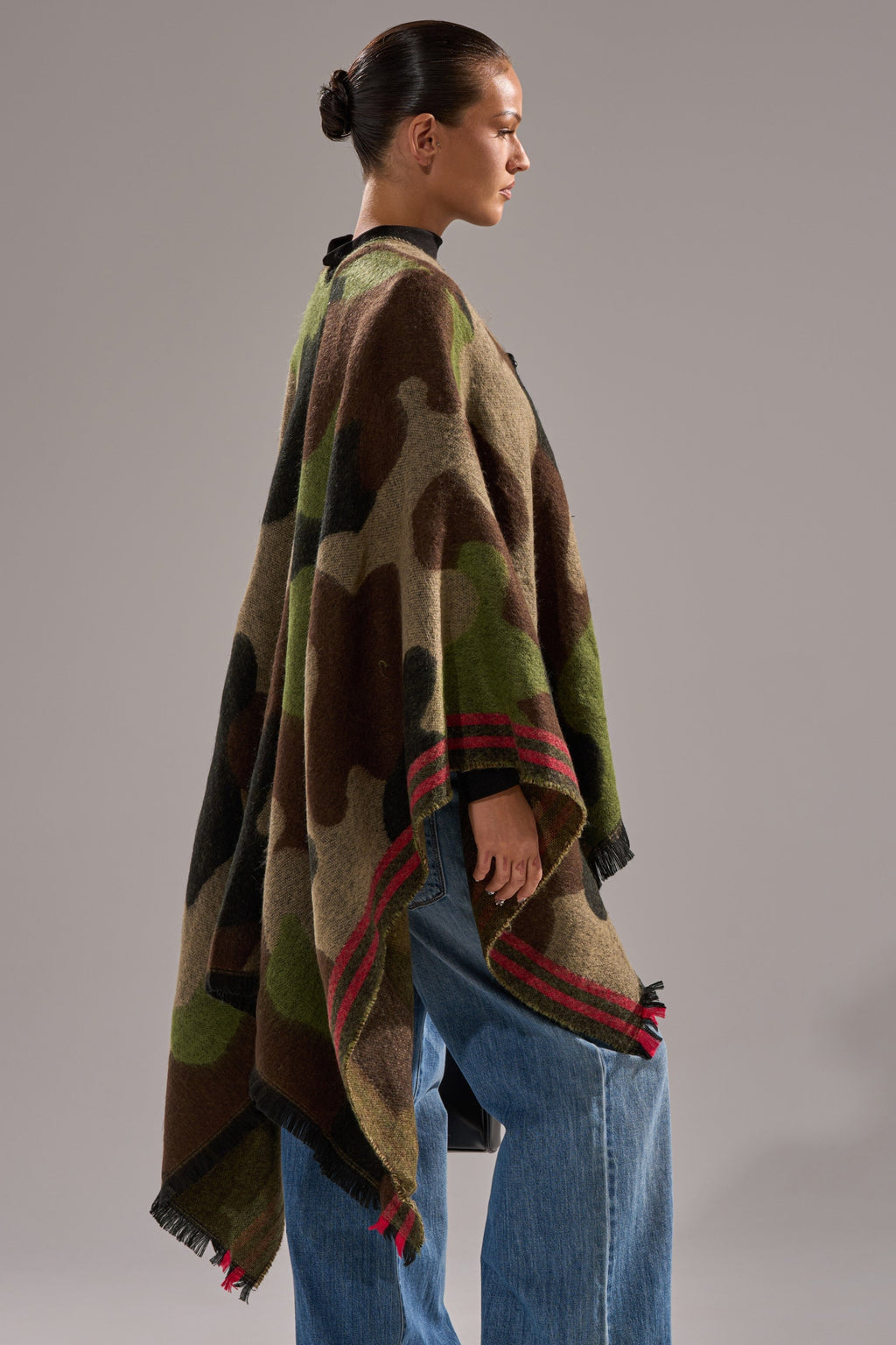 YOU CAN'T SEE ME CAMO PONCHO