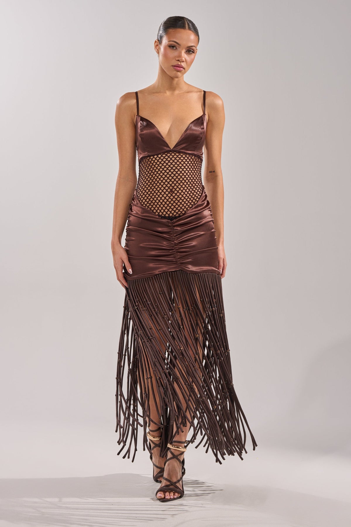 MIDNIGHT MOCHA MAXI DRESS