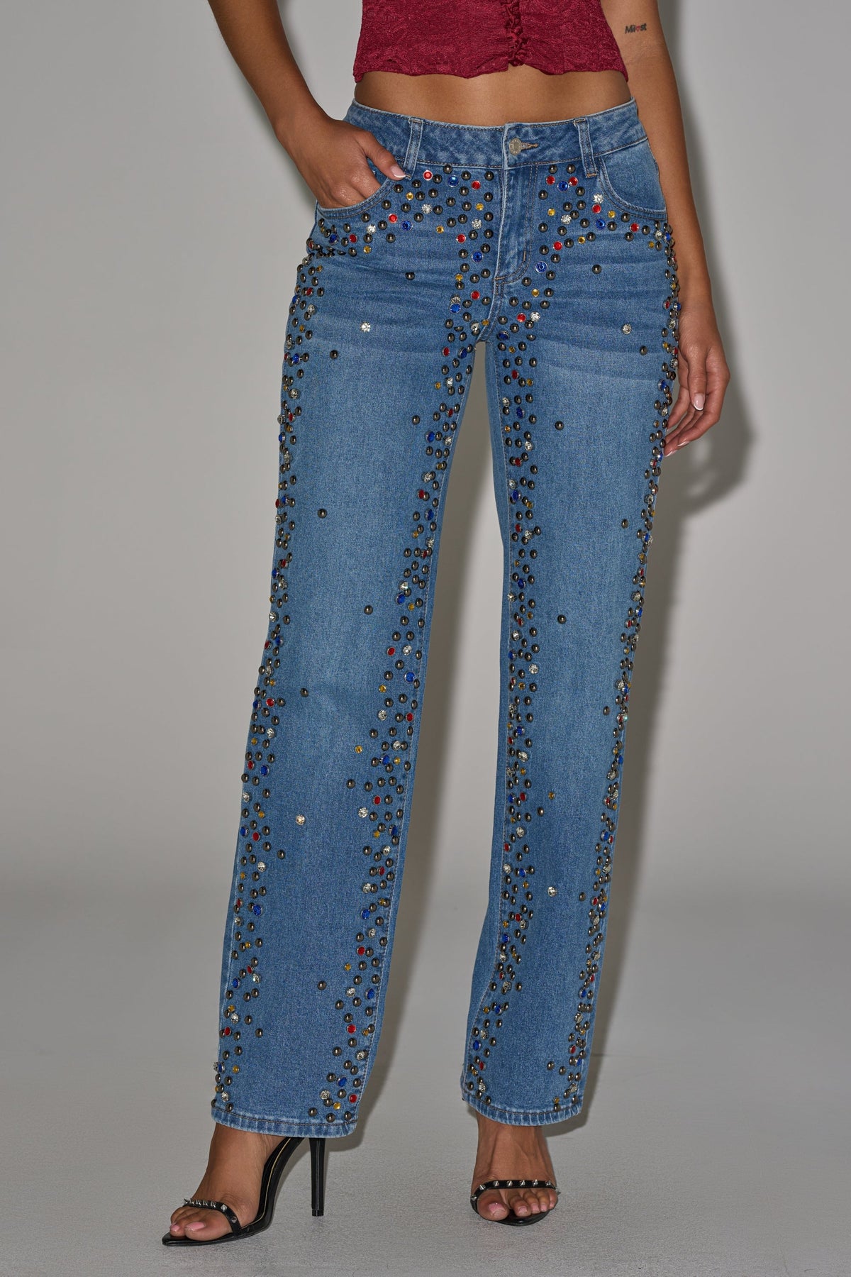 JESSIE RHINESTONE DENIM