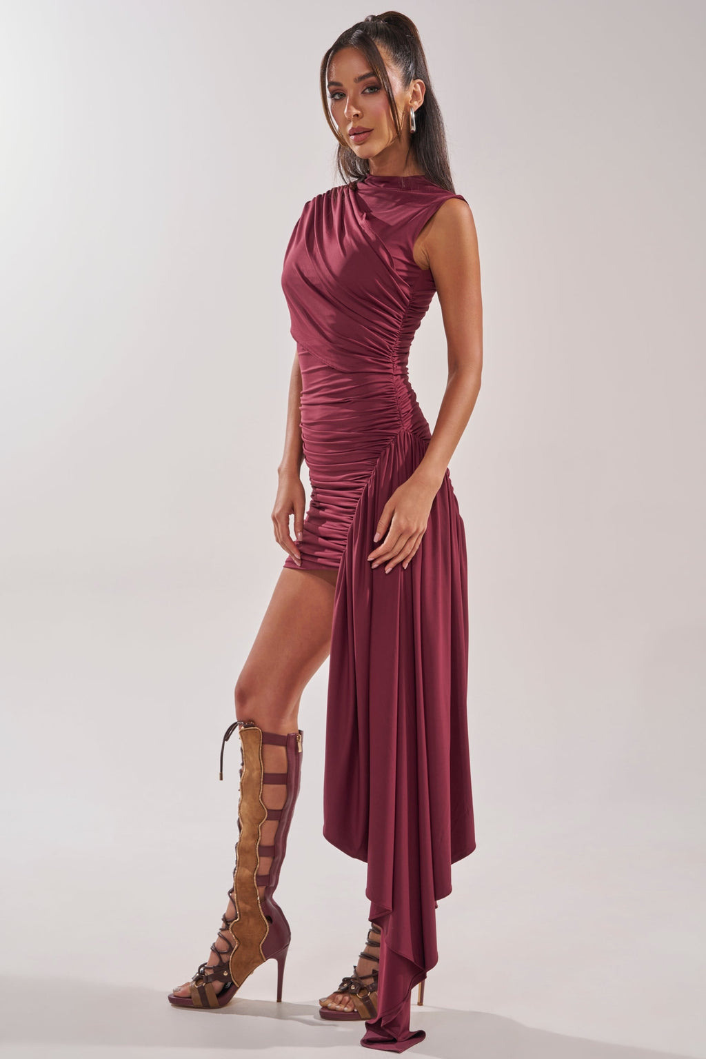 WRAP ME UP MINI DRESS