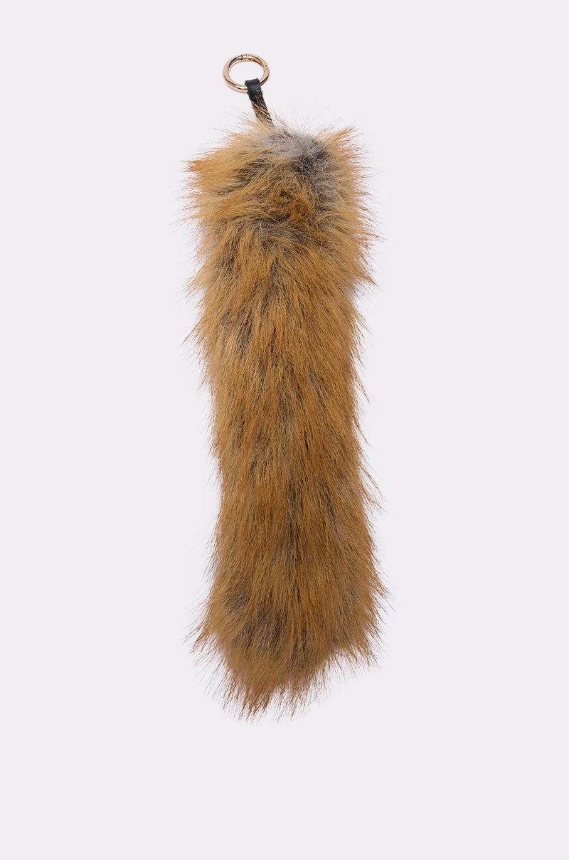 THAT GURL FAUX FUR KEYCHAIN