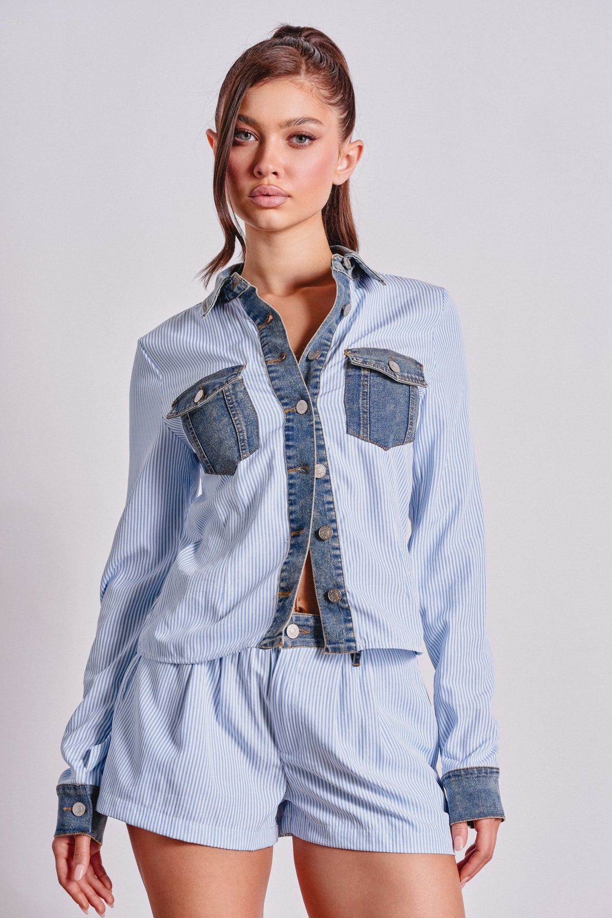 EASY LOVER POPLIN BUTTON DOWN