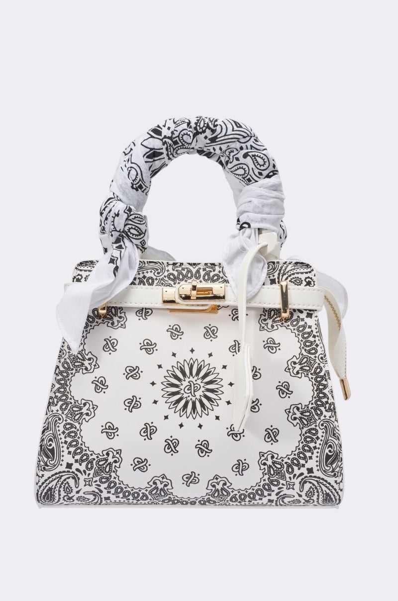 VIVIENNE PAISLEY PRINT BAG
