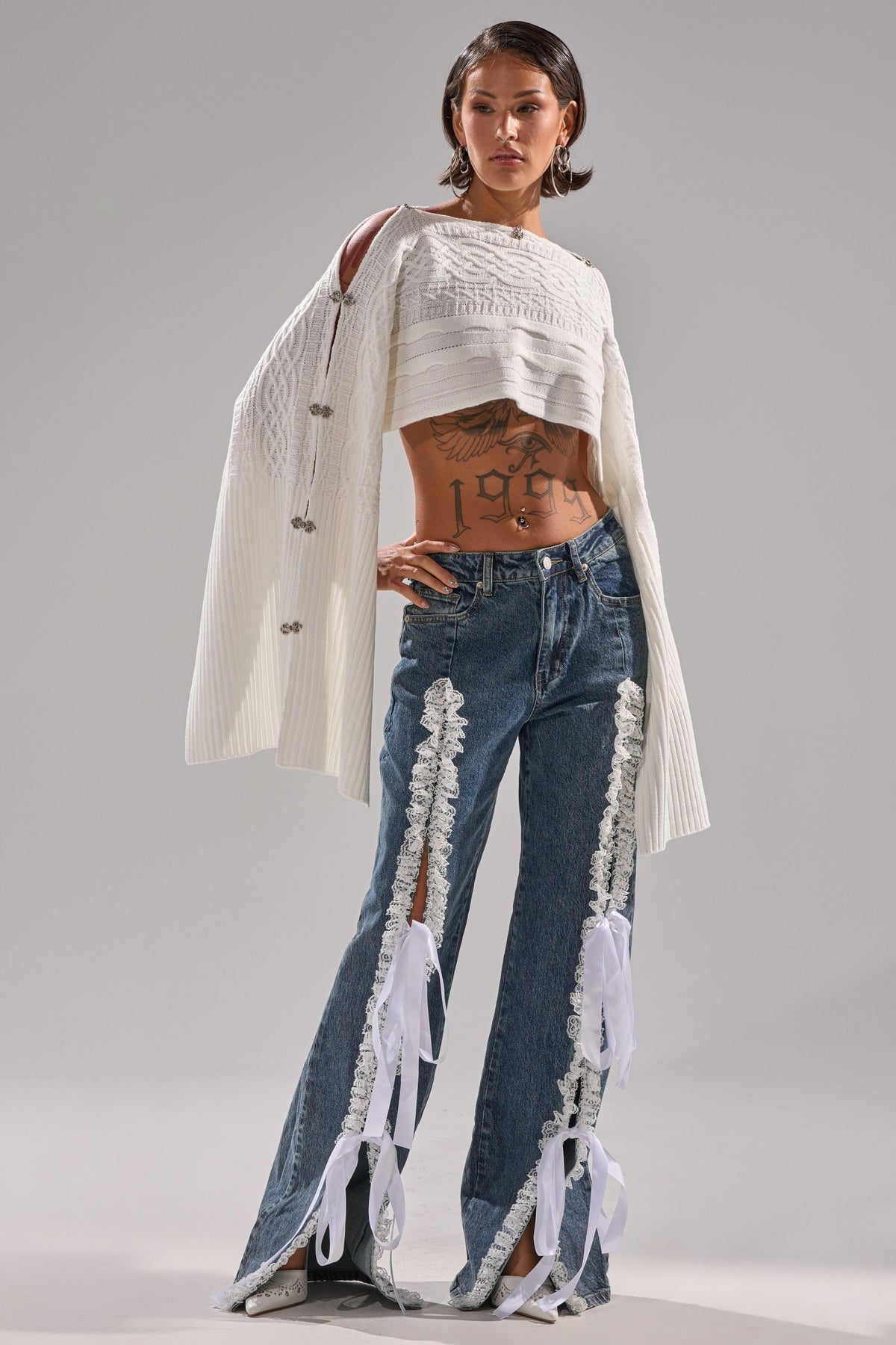 JOAN CABLE KNIT TOP