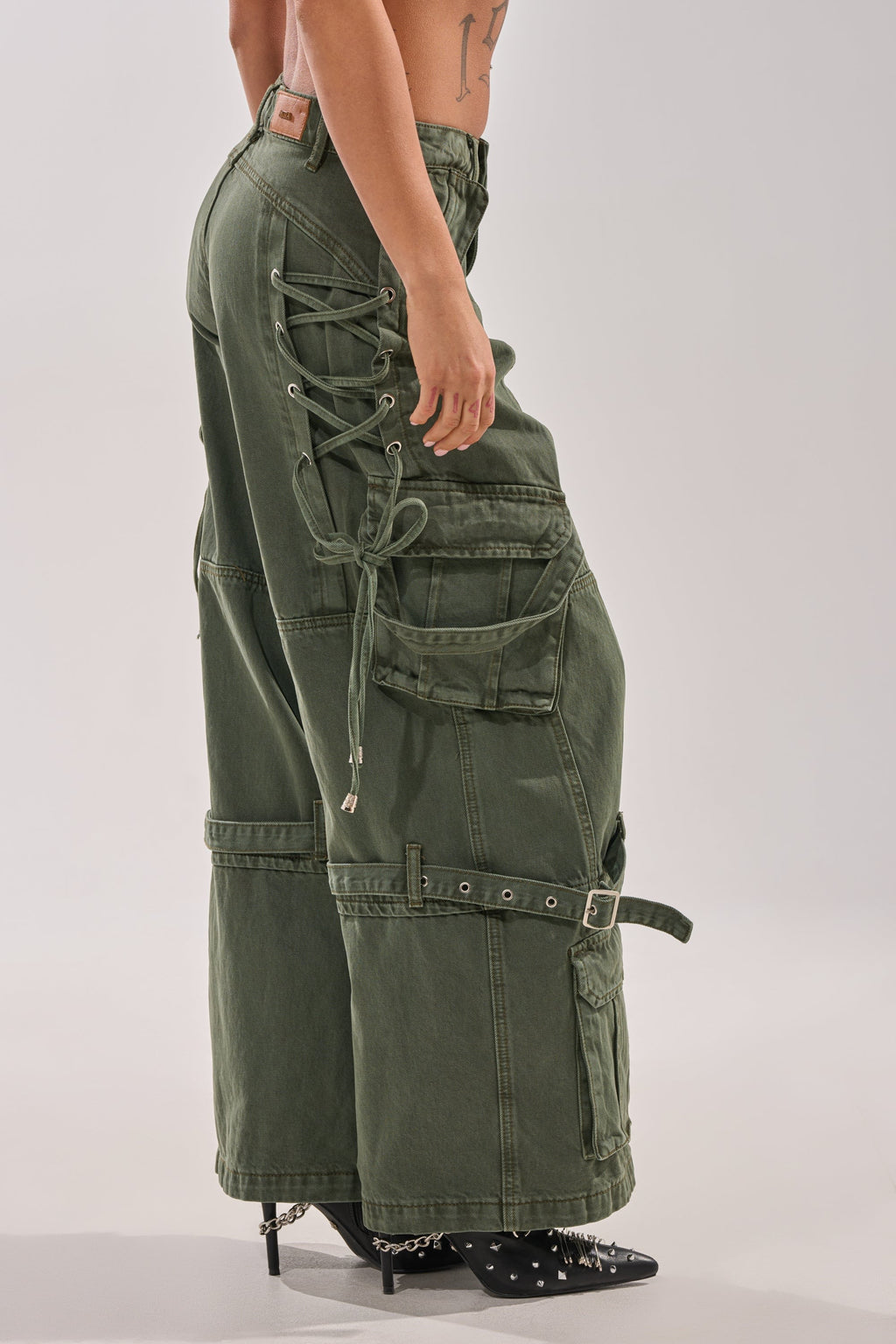 KARA CARGO DENIM