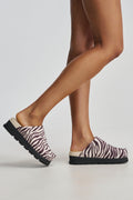 AZALEA WANG GOVINDA ZEBRA FLAT SLIP ON