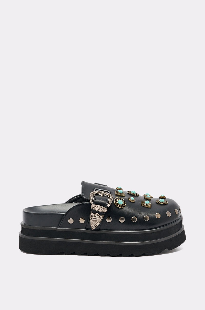 AZALEA WANG MAVIS FLAT EMBELLISHED CLOG