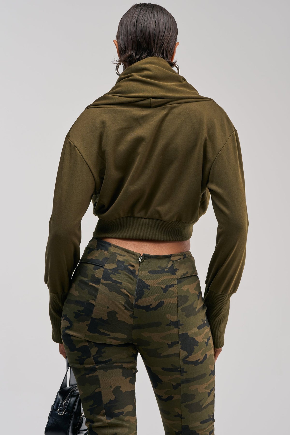 JUST TOO COOL FOR YOU SWEATSHIRT IN OLIVE