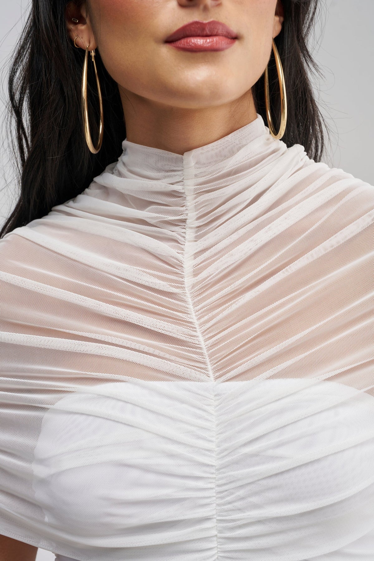 FIRST CLASS FANTASY MESH MIDI DRESS