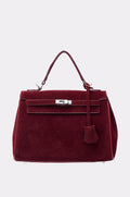 TAKE ME TO DINNER SUEDE BAG