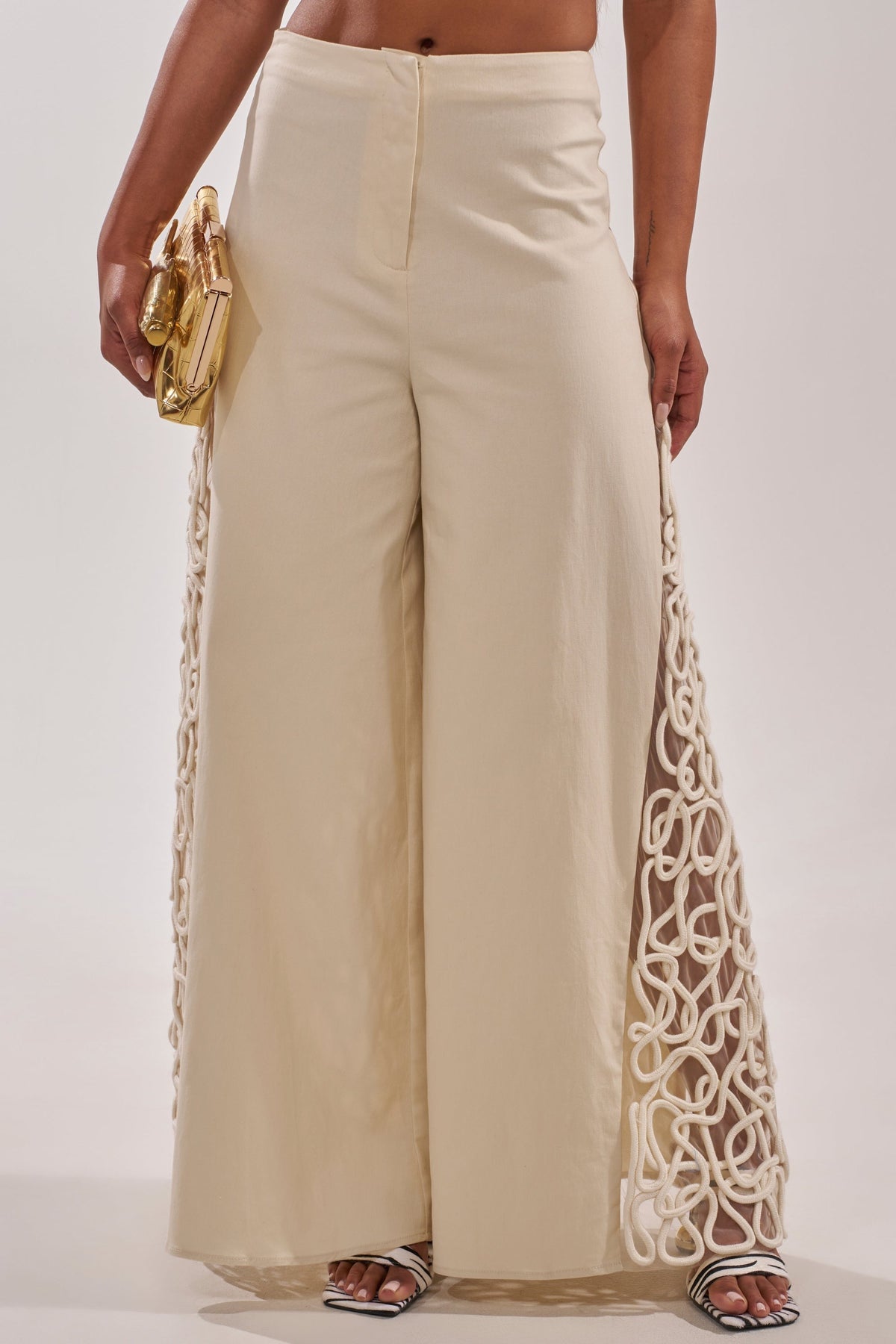NEVER LOSE ME ROPE DETAIL PANT