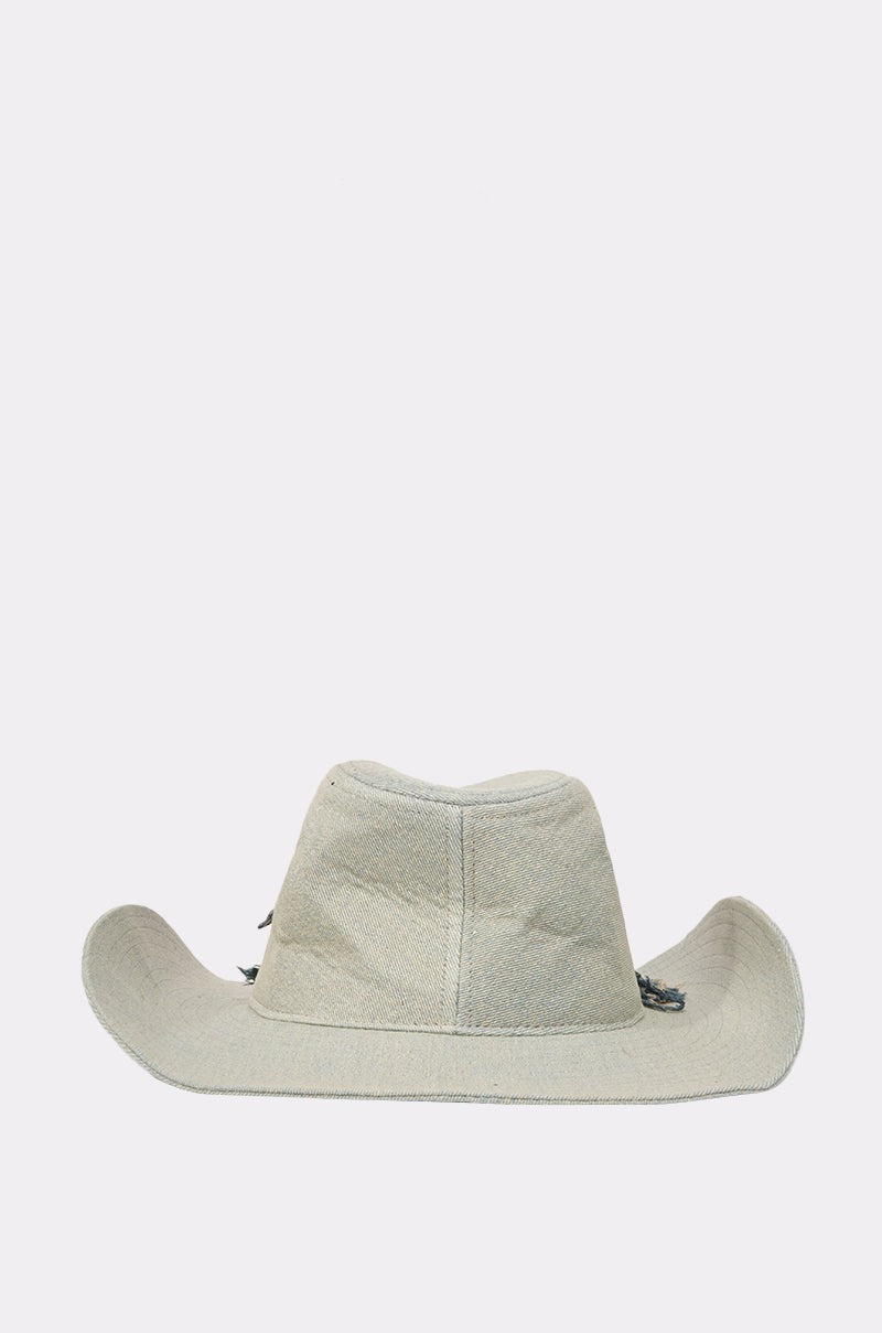 WITH THE TIMES DENIM COWBOY HAT
