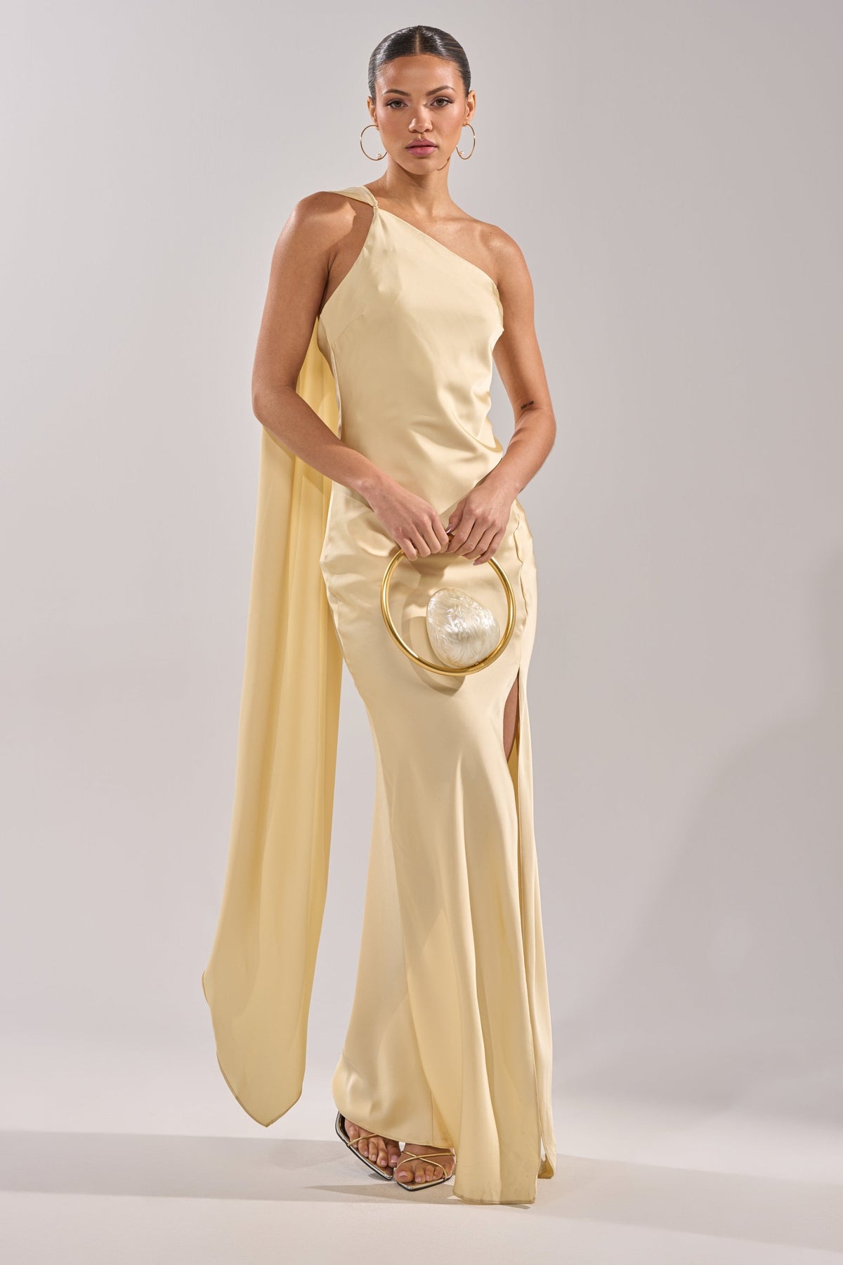 GOLDEN HOUR SATIN MAXI DRESS