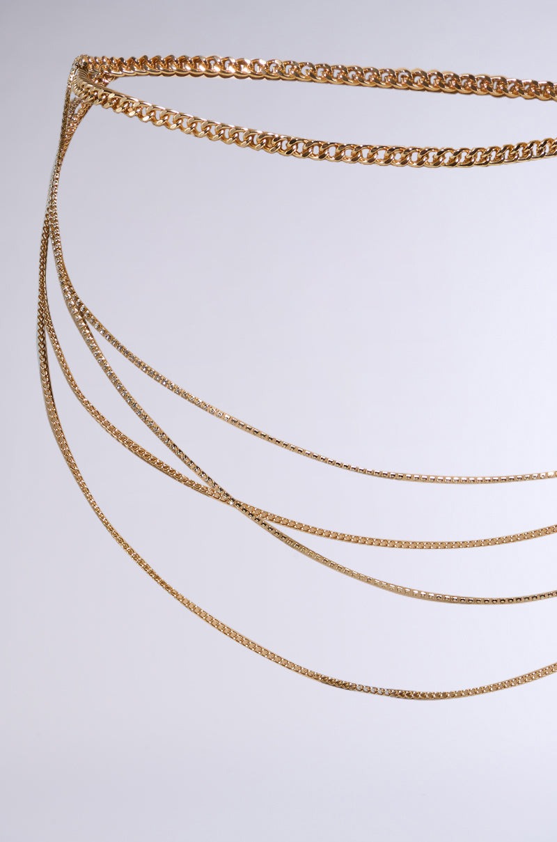 CHAINZ 4 DAYS BELT IN GOLD