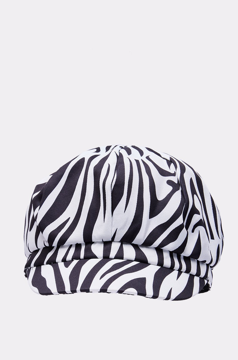 ZEBRA LUXE BRIM HAT