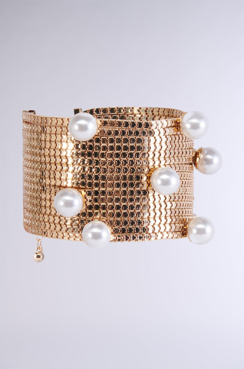 PEARL PERFECTION GOLD BRACELET