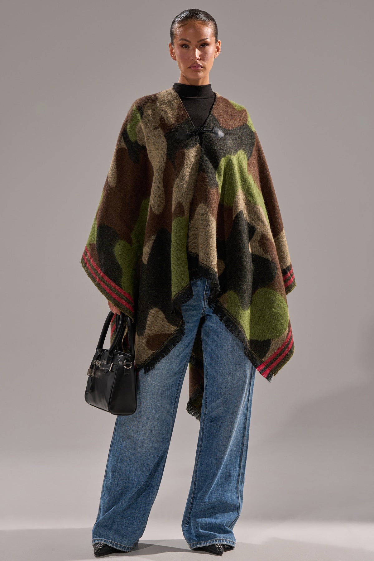 YOU CAN'T SEE ME CAMO PONCHO