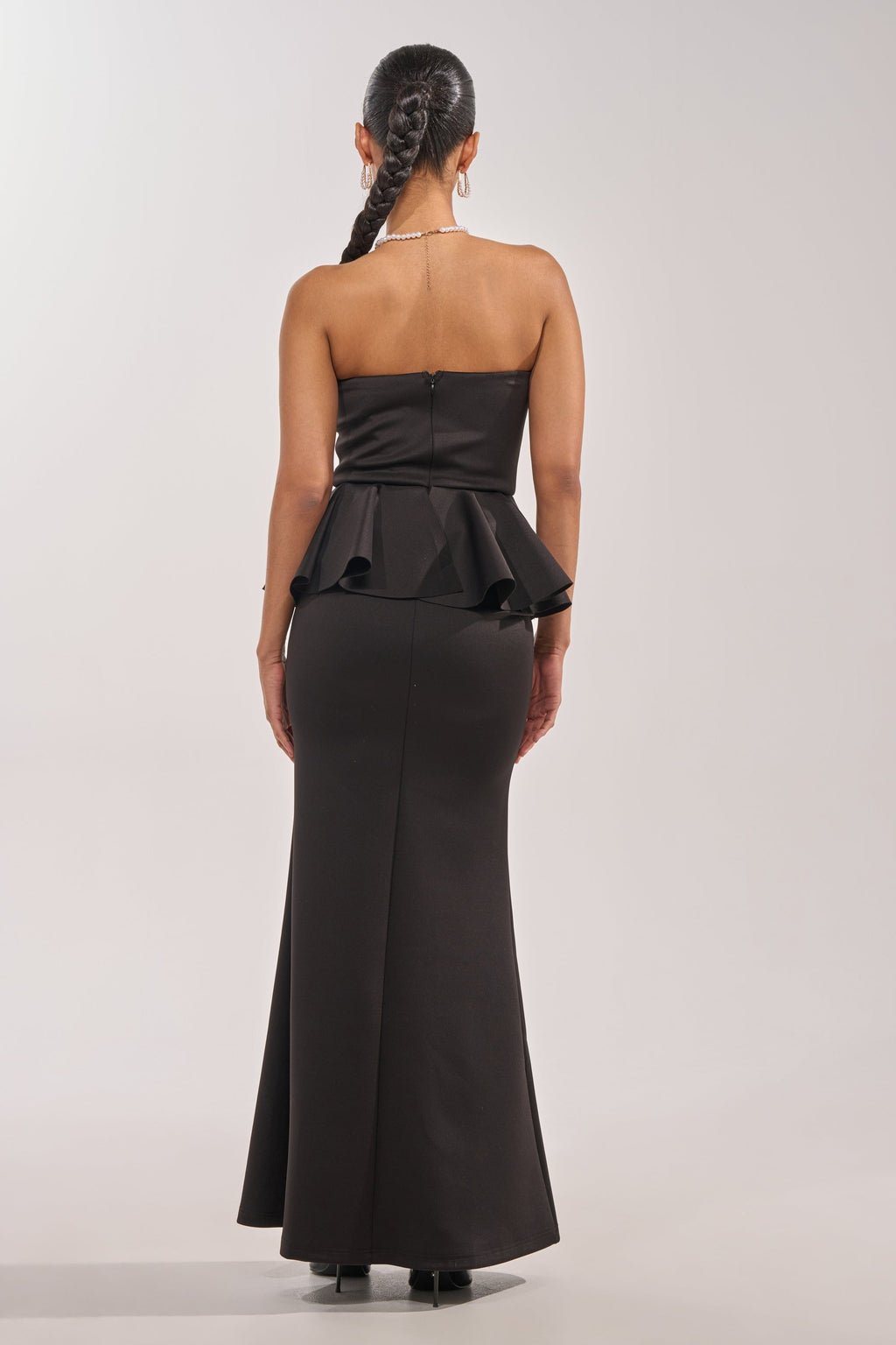 BUILDING AN EMPIRE STRAPLESS MAXI DRESS
