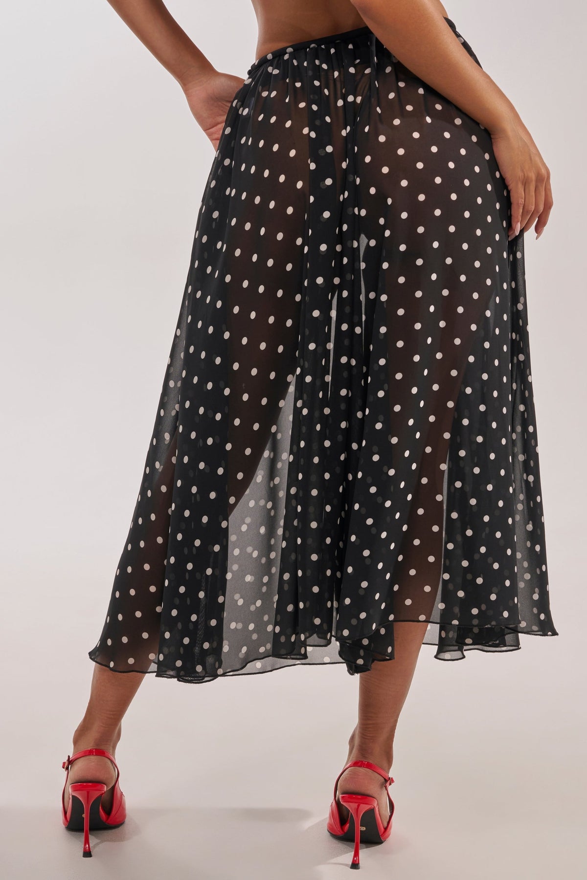 COOL GIRL POLKA DOT GAUCHO PANT