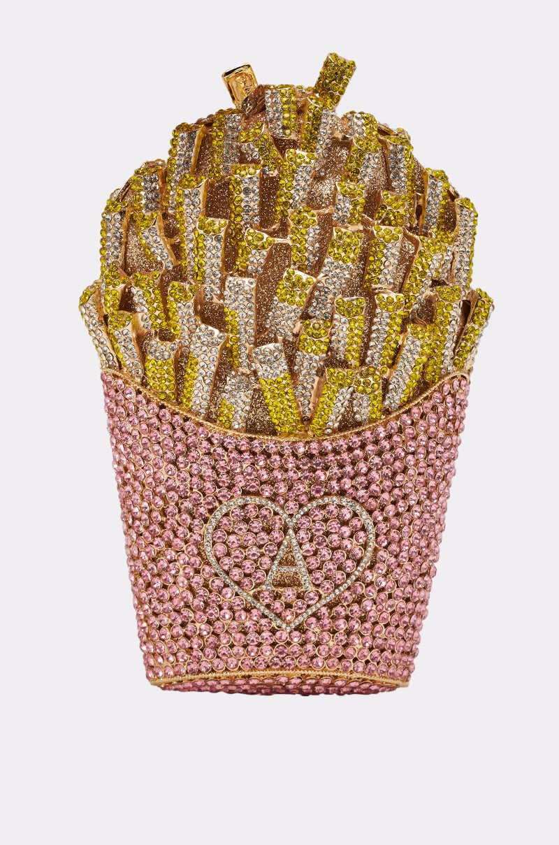 A-MAZING FRENCH FRY BLING PURSE