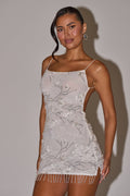 SWEET LIKE ME MINI DRESS IN WHITE
