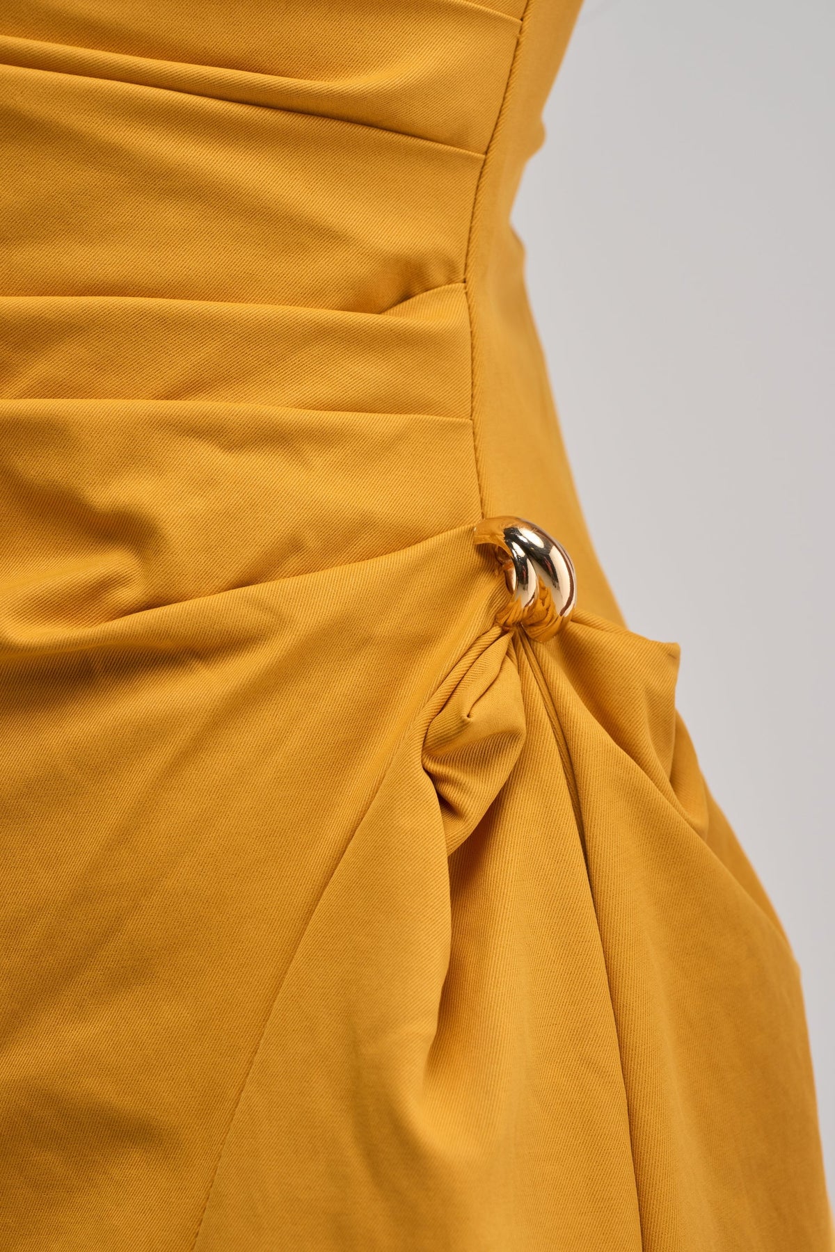 IT'S MY TIME MIDI DRESS IN MUSTARD