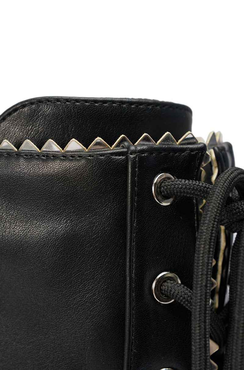 AZALEA WANG JETER BLACK SPORTY STILETTO BOOT