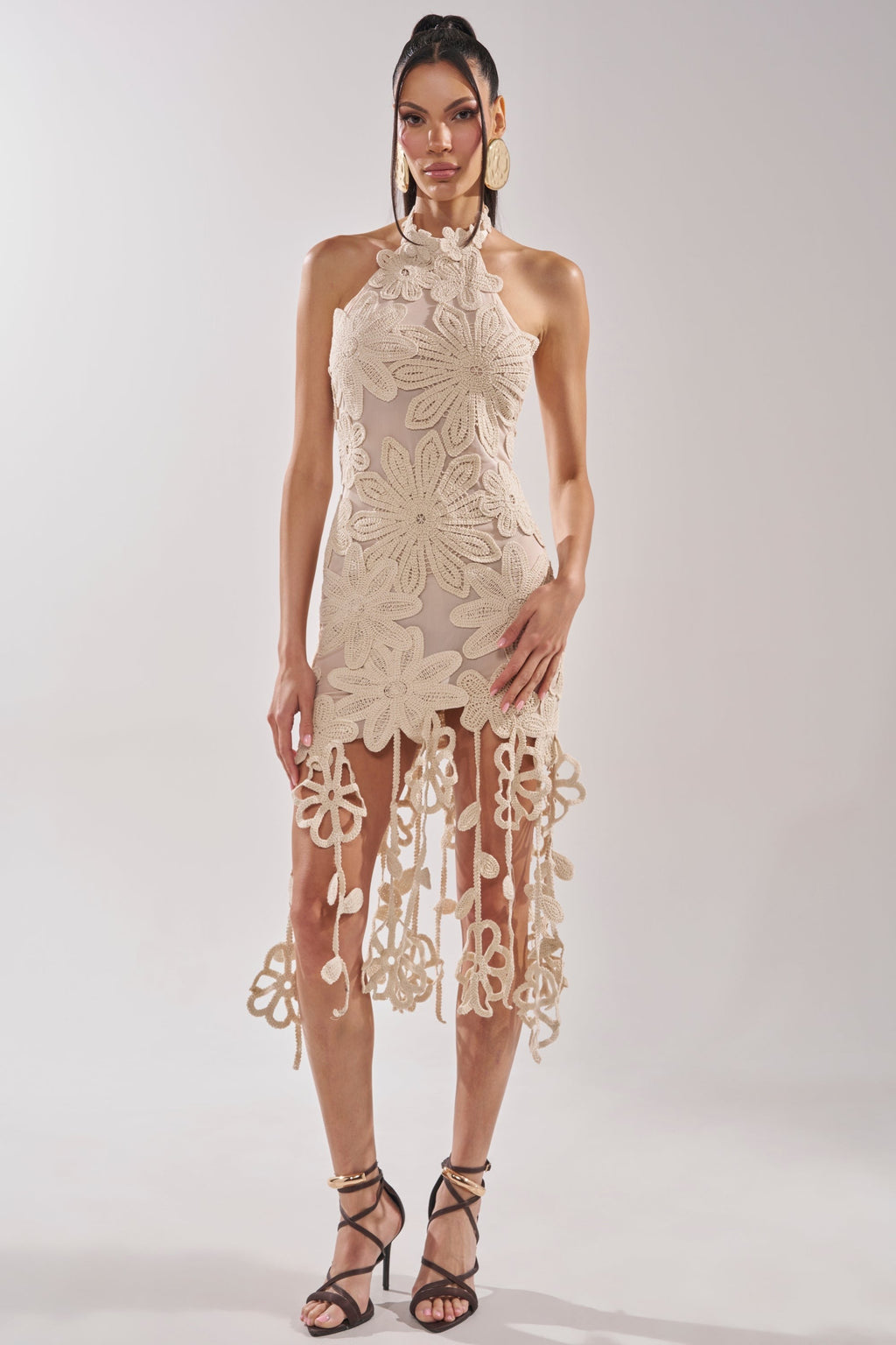 CELINE FLORAL MIDI DRESS
