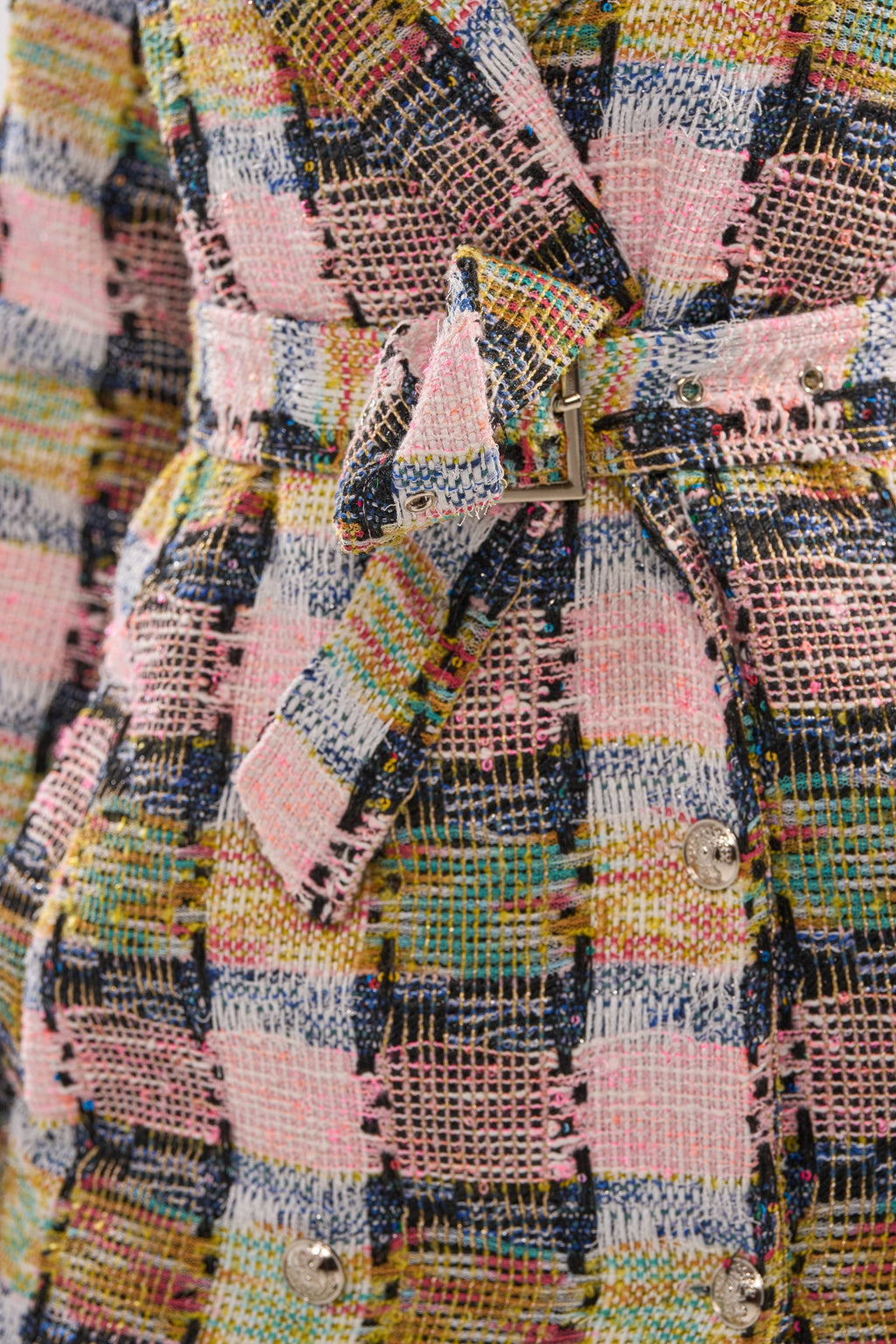 MAIN SQUEEZE TWEED TRENCH