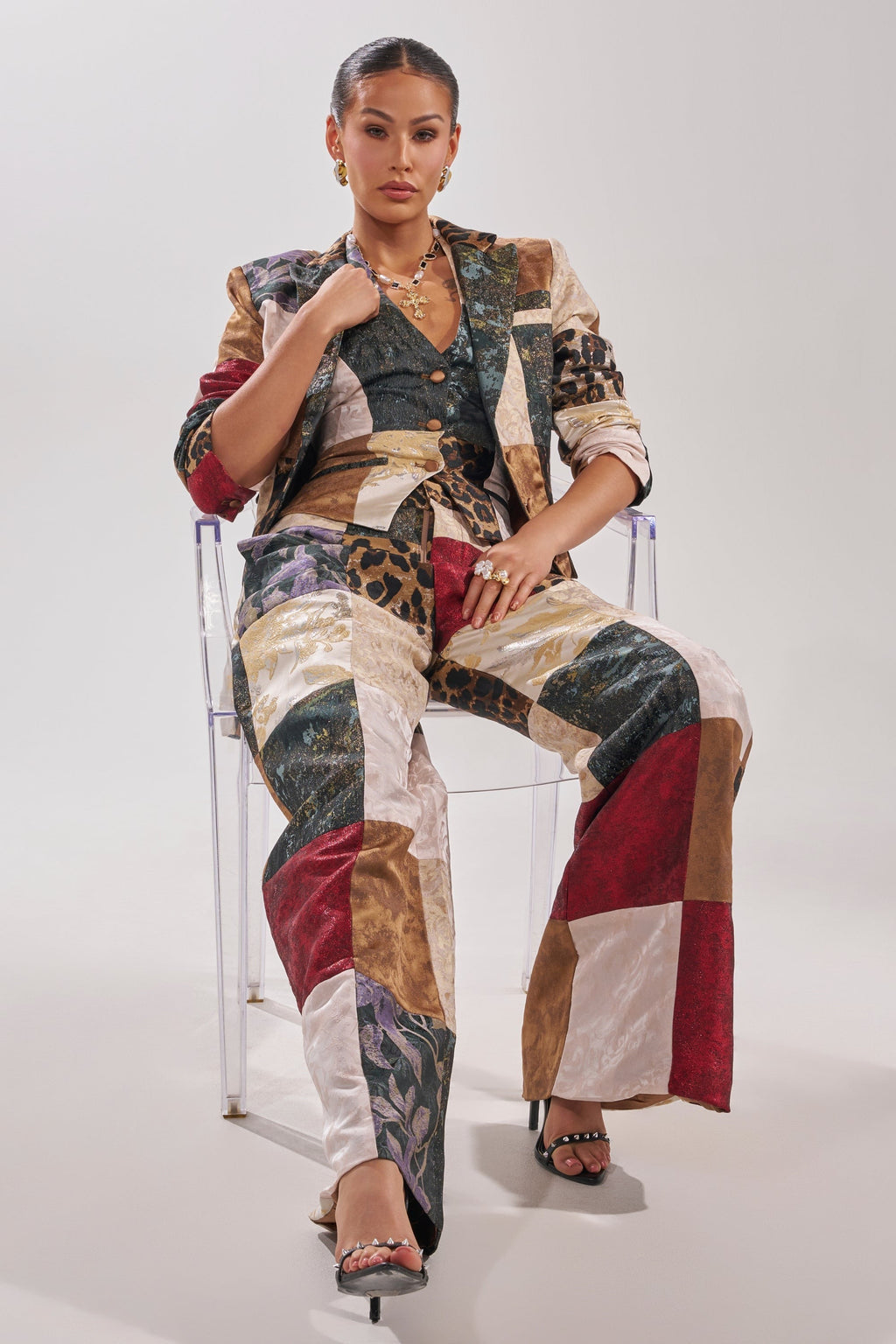 MADE YOU LOOK PATCHWORK TROUSER