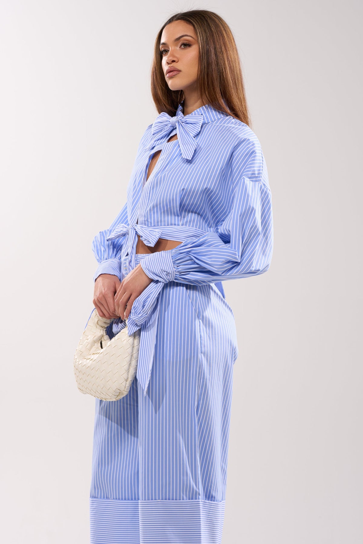 NOT LIKE ANYONE ELSE POPLIN BLOUSE