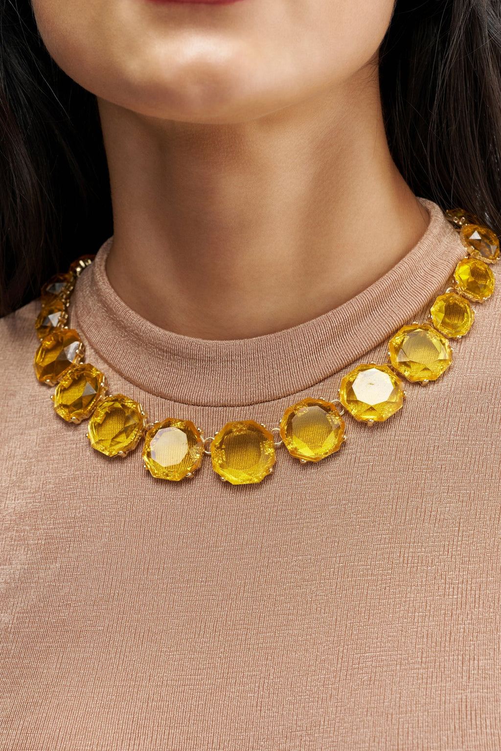 CITRINE STATEMENT NECKLACE