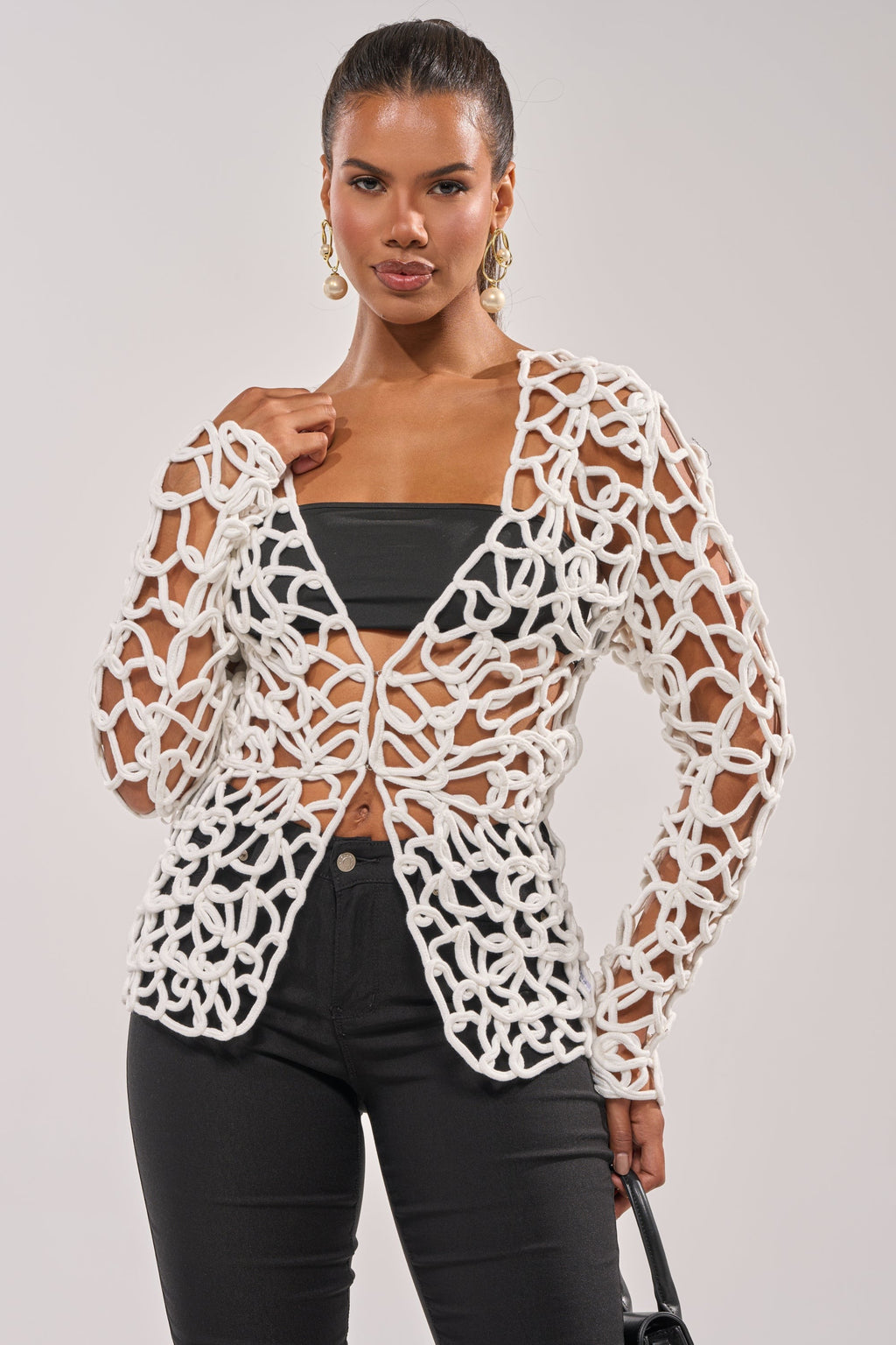 LIKE YOU'VE NEVER SEEN CROCHET BLOUSE