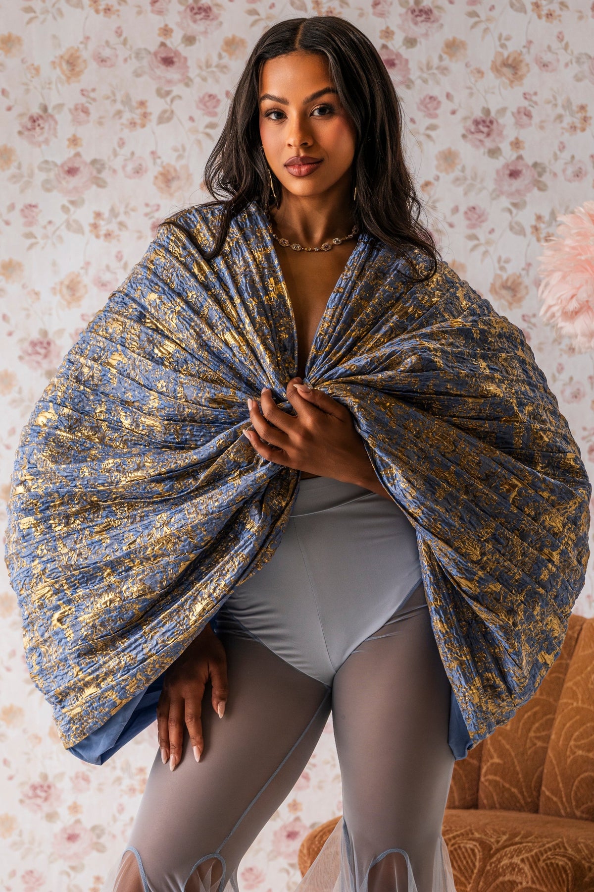 GLORY BROCADE BLOUSE