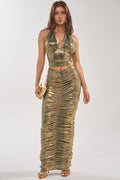 SNEAKY LITTLE SNAKE MAXI SKIRT