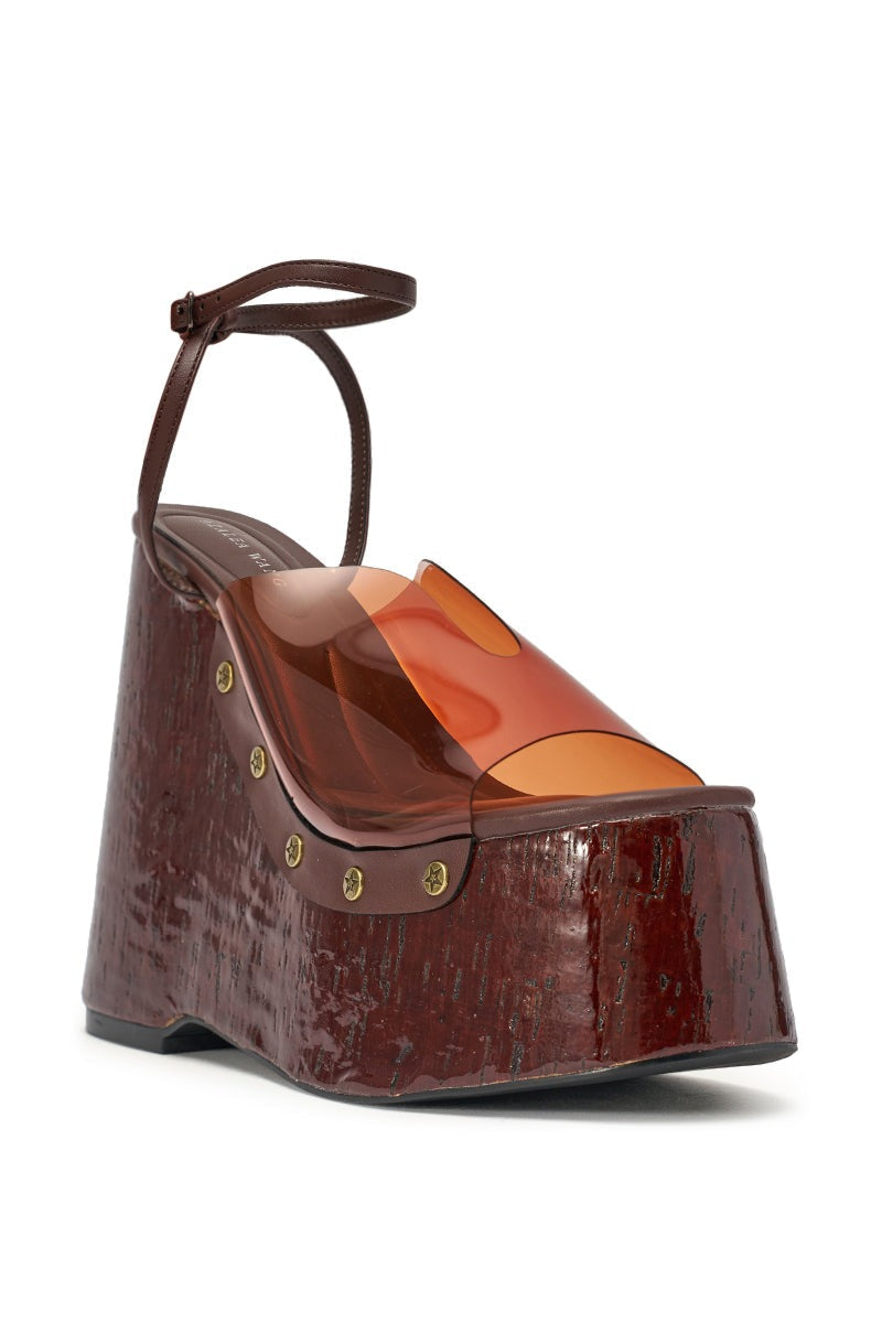 AZALEA WANG JENZA CHOCOLATE WEDGE