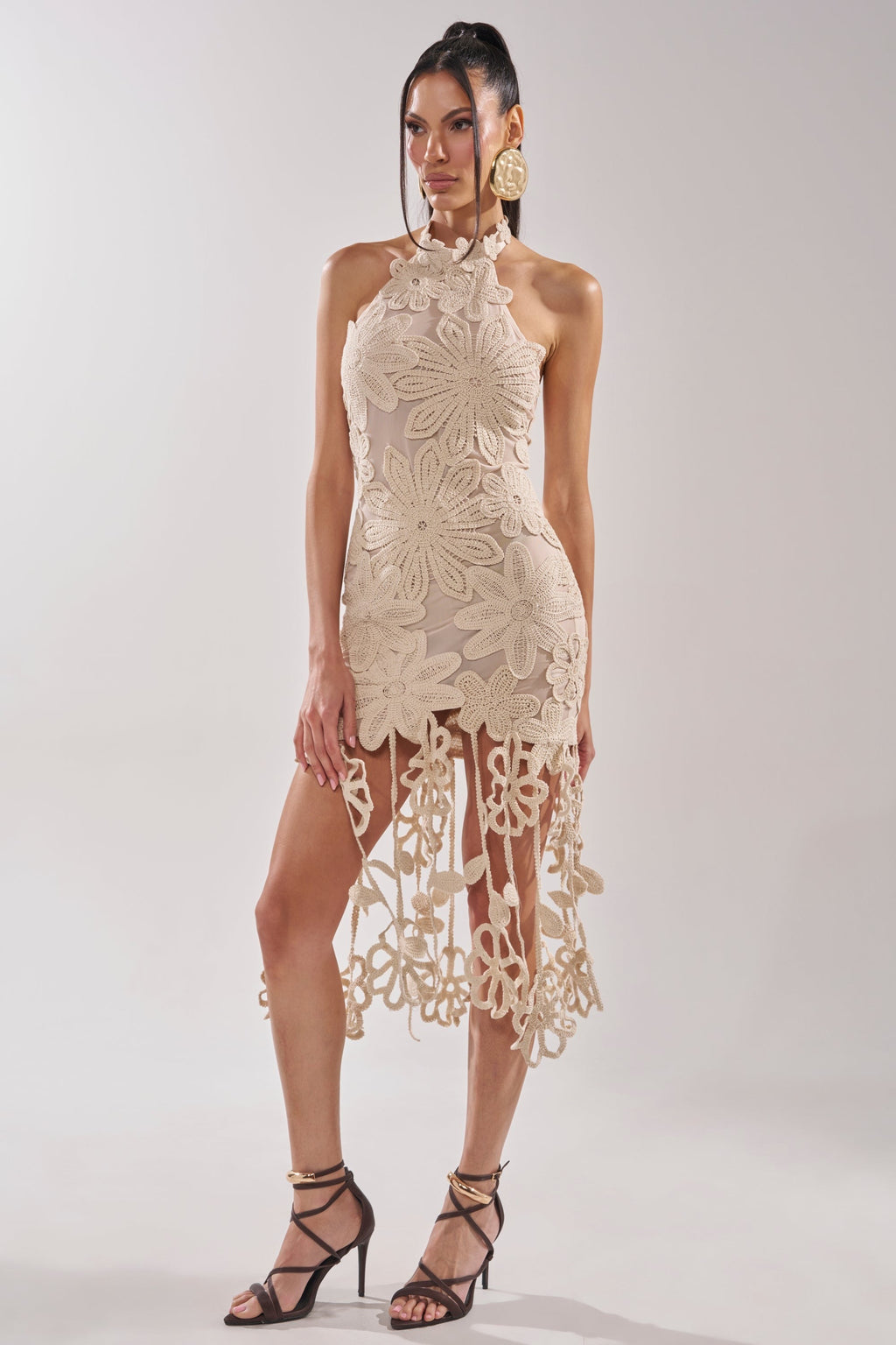 CELINE FLORAL MIDI DRESS
