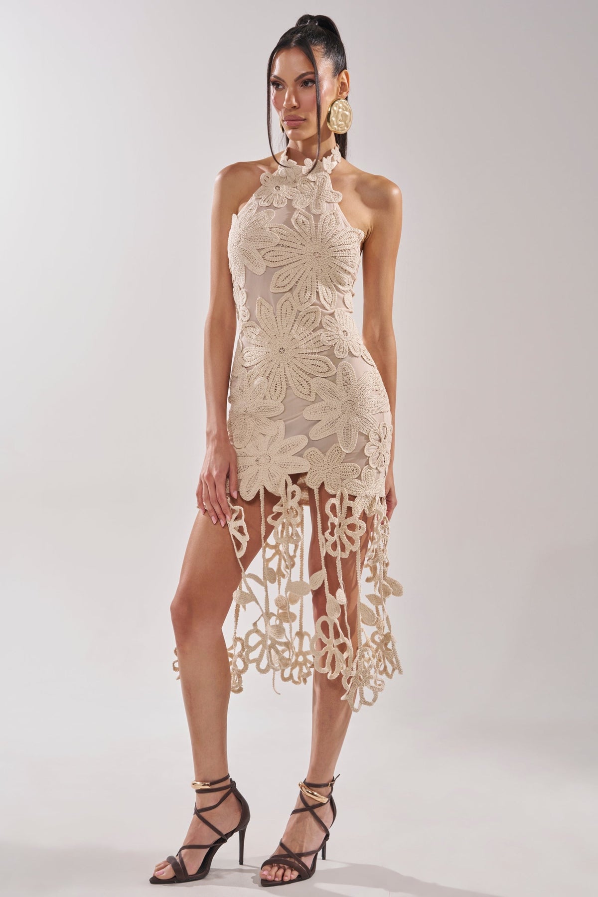 CELINE FLORAL MIDI DRESS