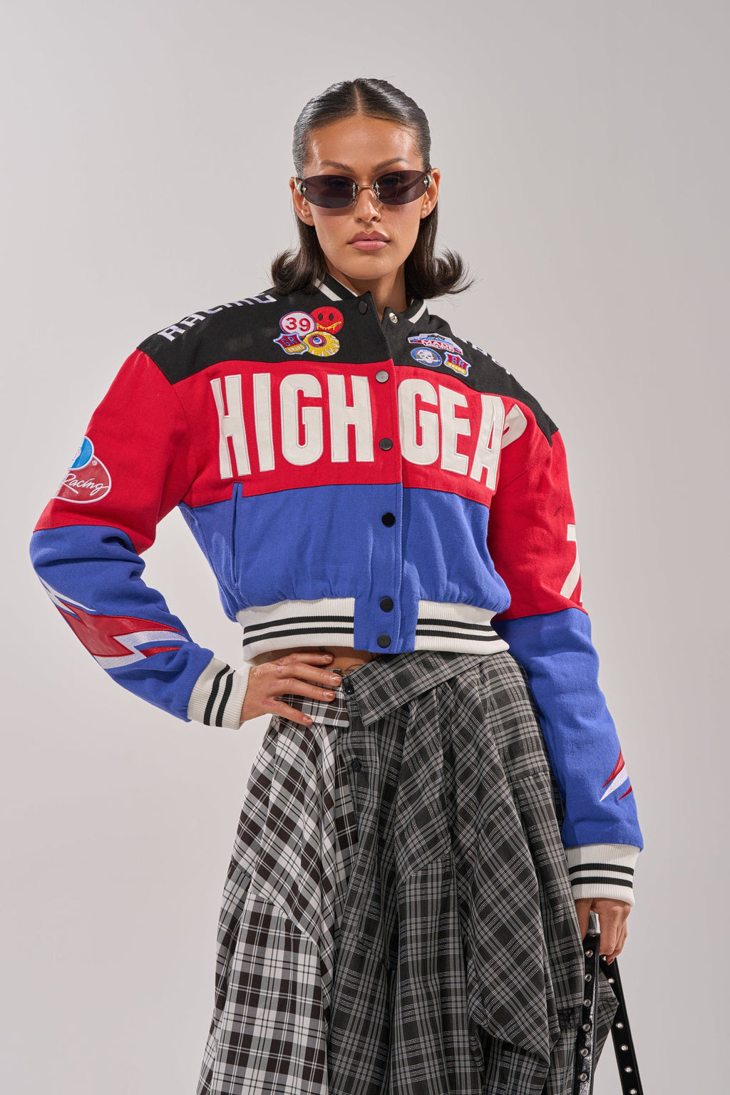 HIGH GEAR EMBROIDERED BOMBER