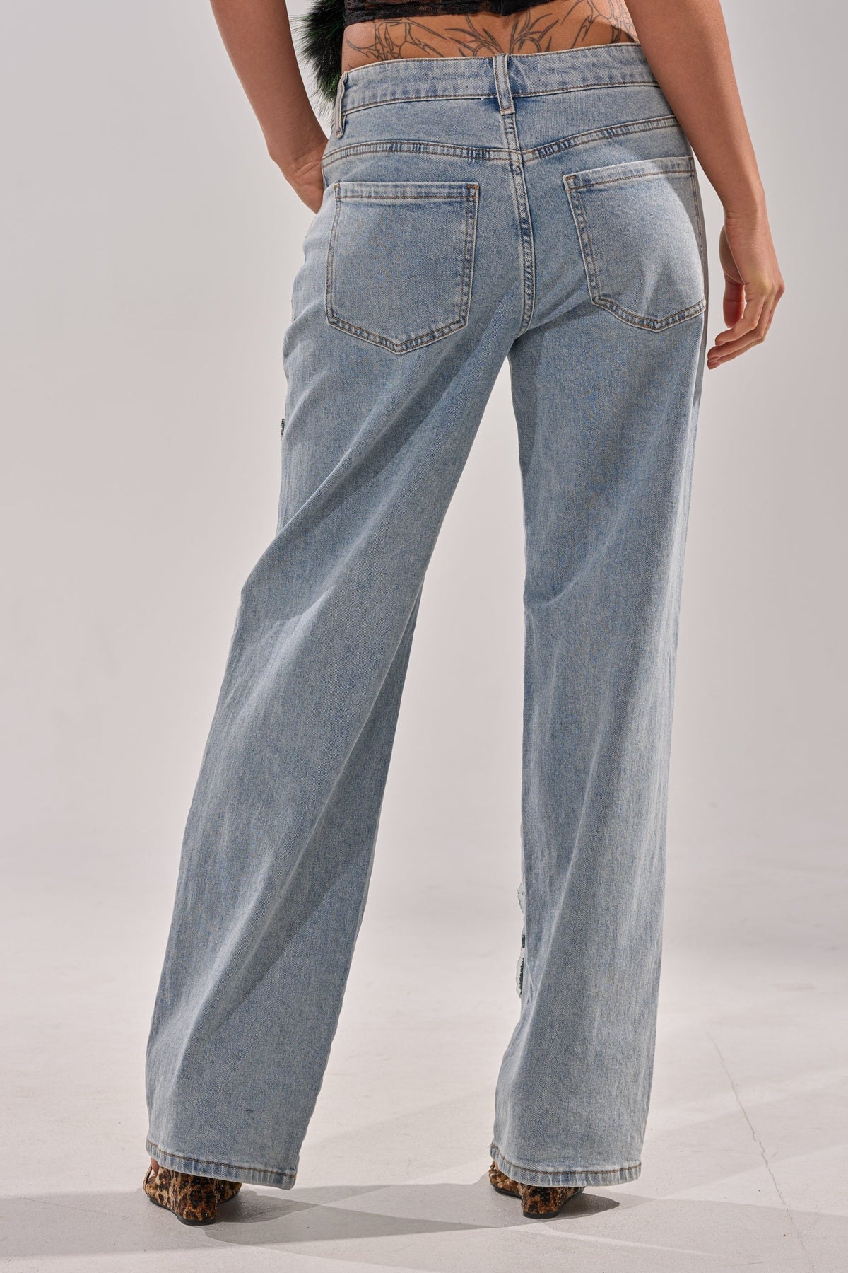 BILLIONAIRE BELLE RHINESTONE JEANS