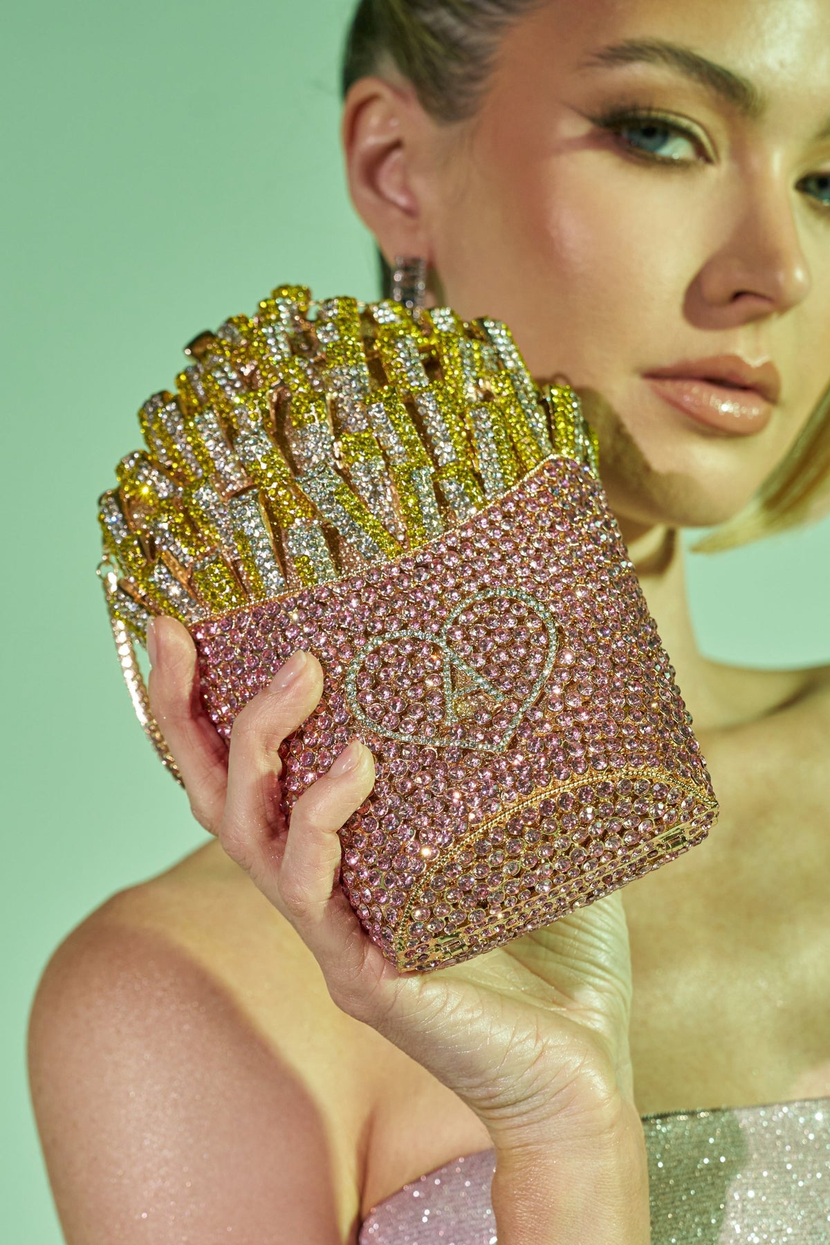 A-MAZING FRENCH FRY BLING PURSE