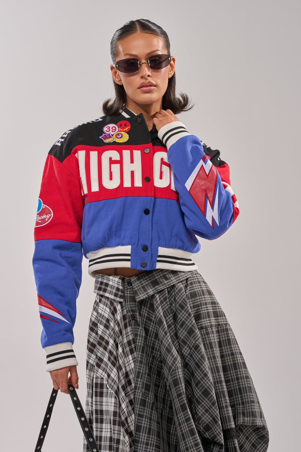 HIGH GEAR EMBROIDERED BOMBER
