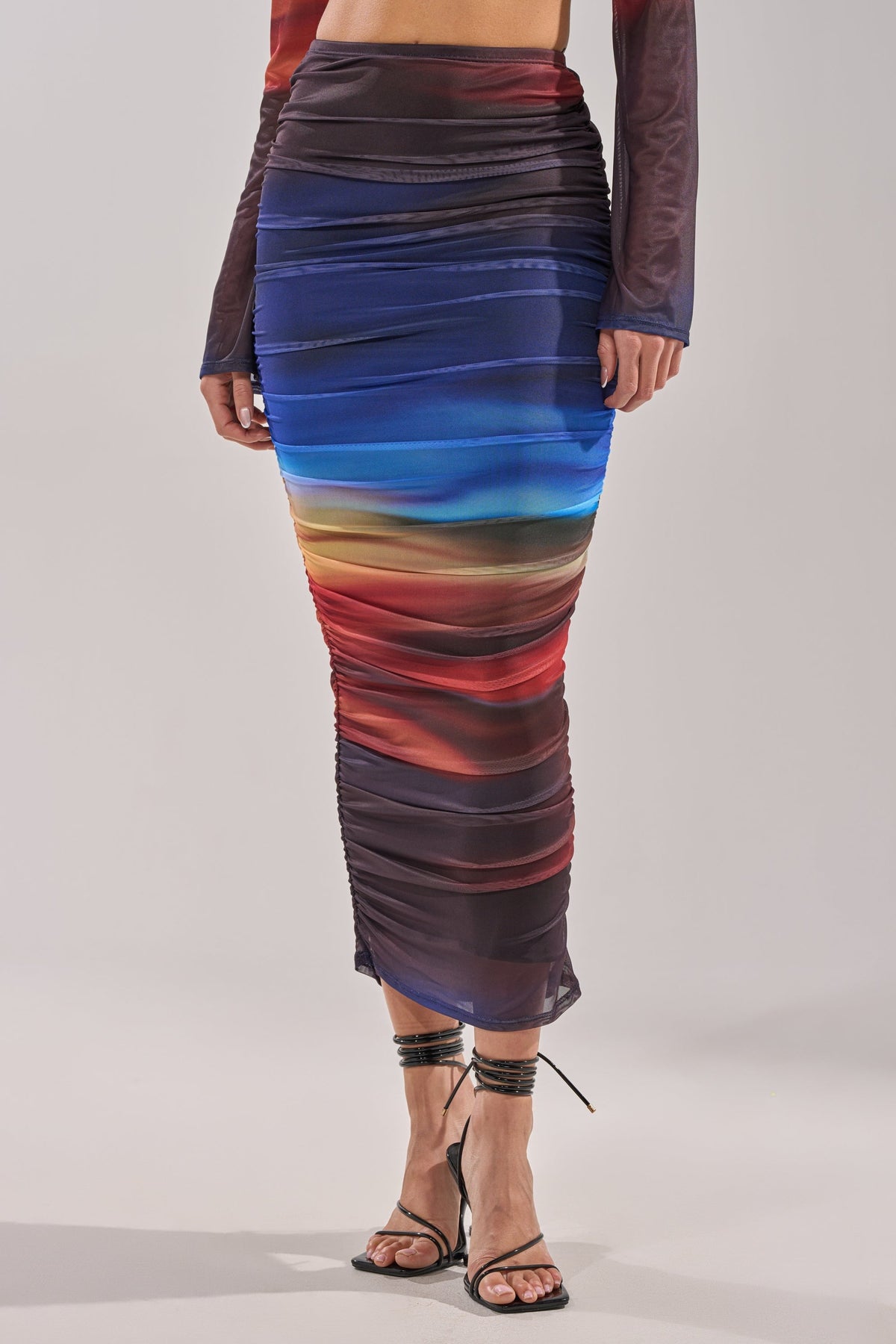 BOOM BOOM MESH MAXI SKIRT